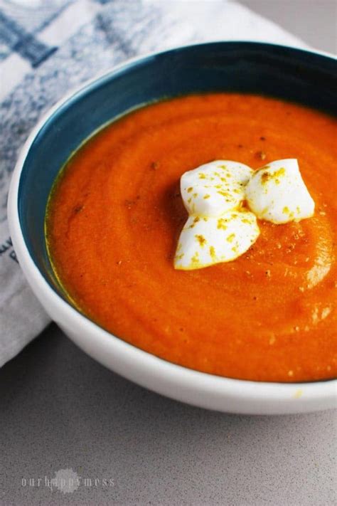 Indian Spiced Carrot Ginger Soup