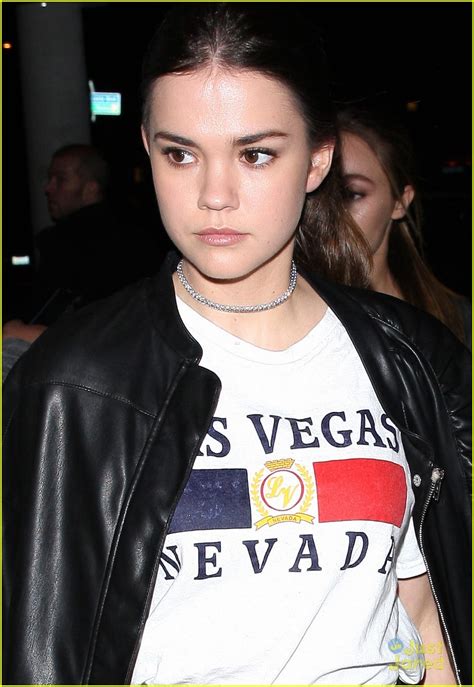 Maia Mitchell Dines Out With Bff Alycia Debnam Carey In La Photo