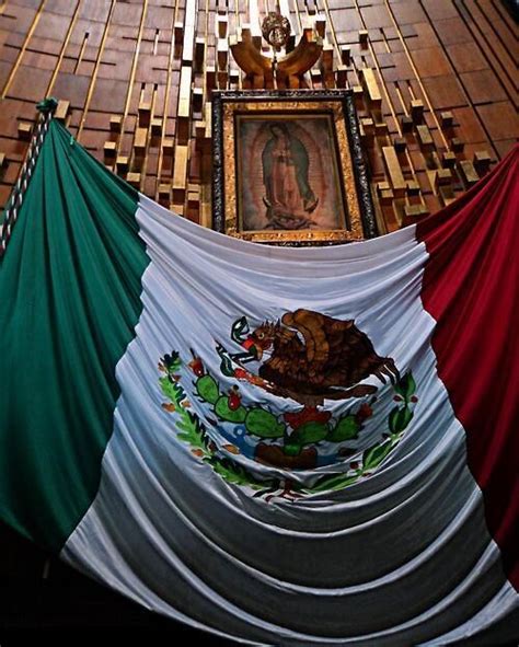 Bandera En La Basilica De La Virgen De Guadalupe Mexico Wallpaper Mexican Culture Art Jesus
