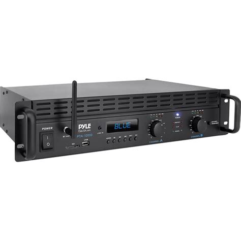 Pyle Pro Pta Bt Professional Stereo Power Amplifier Pta Bt