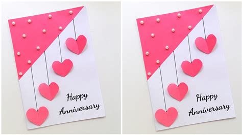 How To Make Anniversary Card 💖 Easy Beautiful Anniversary Card For