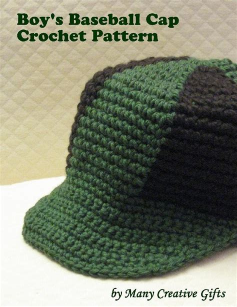 Boys Baseball Cap Crochet Pattern By Many Creative Ts Crochet