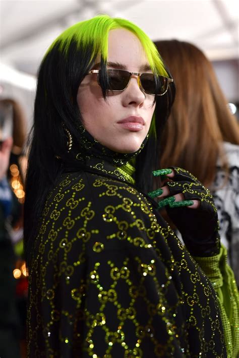 Billie Eilishs Gucci Outfit At The 2020 Grammys Popsugar Fashion