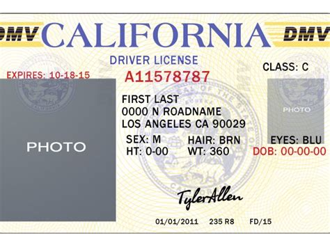California Id Template Download 10 California Drivers Id Template Psd