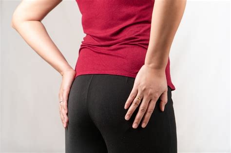 Premium Photo Hip Pain Women Suffer From Office Syndrome Healthcare