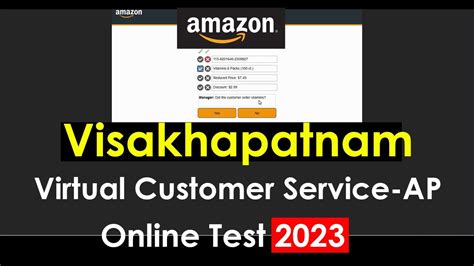 Amazon Virtual Customer Service Online Test Visakapatnam Jobs 2023