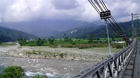 Hanging Bridge Lal Jhamela Basti Banarhat Jalpaiguri West Bengal