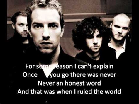 This song of course, applying to many things, i believe takes most from this. Coldplay-Viva la Vida Lyrics - YouTube