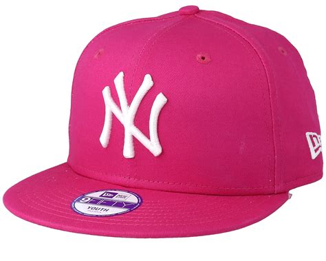 Kids Ny Yankees League Basic Hot Pink 9fifty Snapback New Era Caps