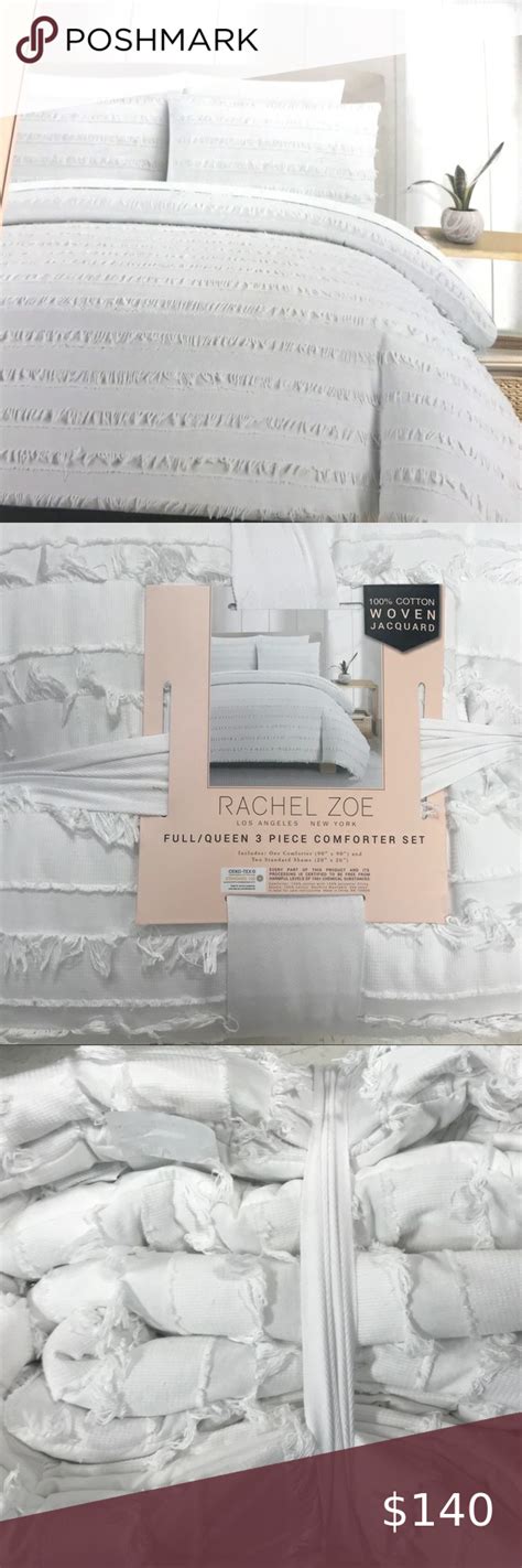 Rachel Zoe Full Queen 3 Piece Comforter Set Comforter Sets Boho