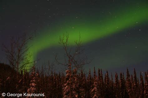 Aurora Borealis Northern Lights Dawson City Yukon