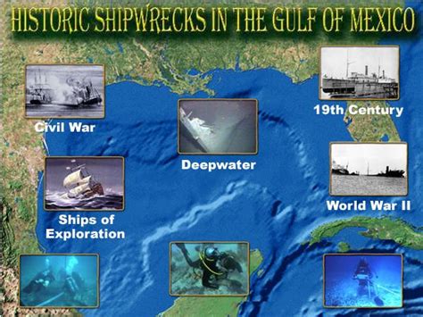Shipwrecks In The Gulf Of Mexico Map Csulb Spring