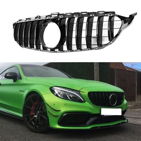 Buy C63 Amg Style Front Grill Grille For Mercedes Benz C Class W205