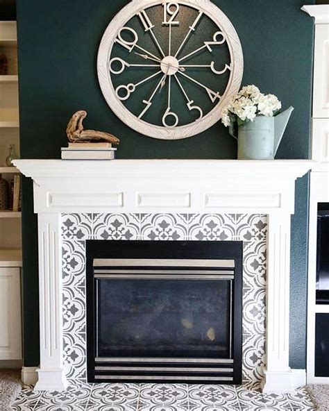 25 Tiled Fireplaces To Accent Your Living Room Digsdigs