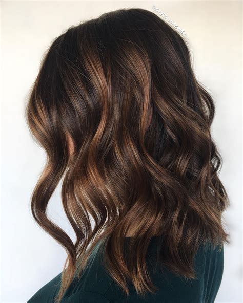 60 Looks with Caramel Highlights on Brown and Dark Brown Hair | Brown ...