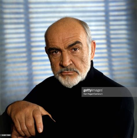 Actor Sean Connery Is Photographed For Entertainment Weekly Magazine