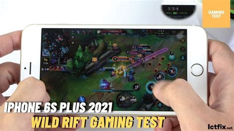 Iphone 6s Plus League Of Legends Mobile Wild Rift Gaming Test 2021
