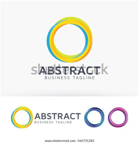 Abstract Circle Colorful Design Symbol Vector Stock Vector Royalty