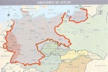 Mapa - Las Anexiones de Alemania entre 1935 y 1939 – La Expansión ...