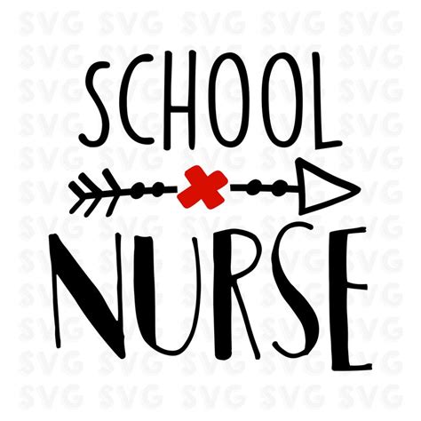 School Nurse Svg Nurse Svg Back To School Svg Dxf Eps Etsy