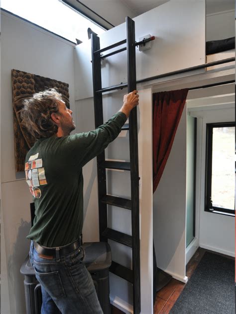 Our Converted Attic Ladder Is Lightweight And Easy To Use Loft Ladder Tiny House Loft Tiny