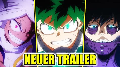 Der Neue Trailer Zu My Hero Academia Staffel 6 Ist Da Youtube