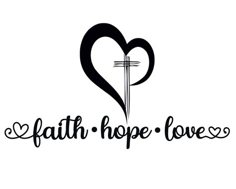 Faith Hope Love Svg Bible Jesus Scripture Cross Svg Etsy