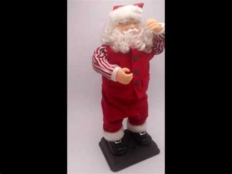 Swingin Santa Animated Musical Holiday Figure Swings Sways Battery