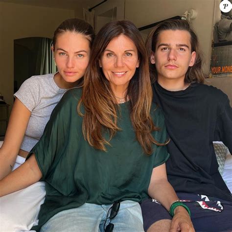 Veronika Loubry Entour E De Ses Deux Enfants Thylane Et Ayrton Blondeau Photo Publi E Sur