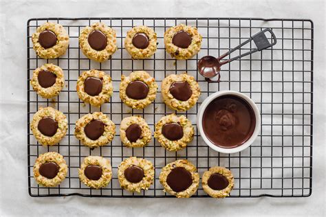 Pistachio Thumbprint Cookies With Mexican Chocolate Ganache — Madeline Hall