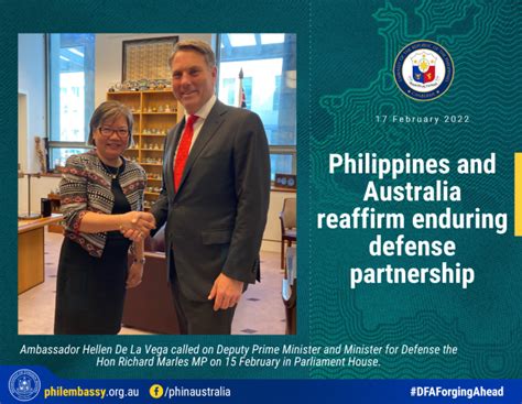 Philippines And Australia Reaffirm Enduring Defense Partnership