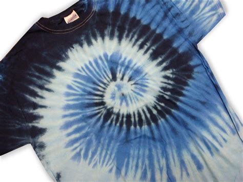 Blue Ocean Spiral Tie Dye T Shirt Bewild