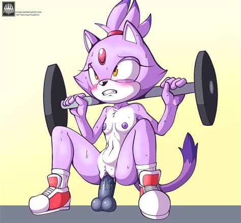 Rule 34 Anthro Barbell Blaze The Cat Blush Bodily Fluids Clothing