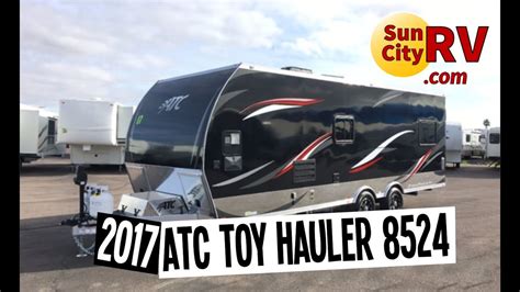 Atc Aluminum Trailer Toy Hauler 8524 For Sale Phoenix Toy Hauler 2017