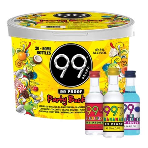 99 Brand Liqueur Party Bucket 20 Ct 50 Ml Dillons Food Stores