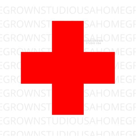 Medical Red Cross Svg Red Cross Svg Medical Cross Png Etsy Polska