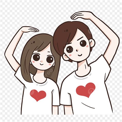 Cartoon Couple Png Vector Psd And Clipart With Transparent
