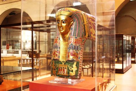 Binnenland Van De Belangrijkste Zaal Het Museum Van Egyptische