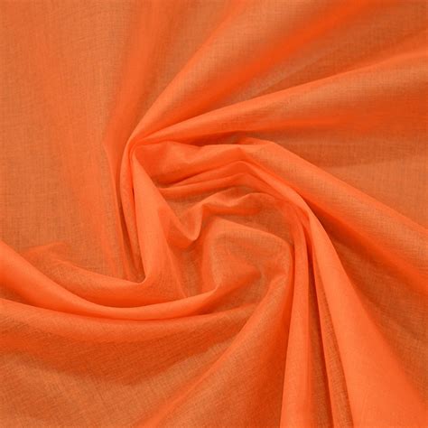 Tissu Organdi Orange Acidulé — Tissus En Ligne
