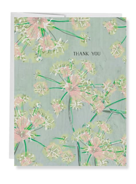 Botanical Thank You Card Gather Goods Co