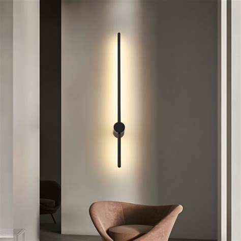 Modern Minimalist Style Linear Wall Sconce Acrylic 1 Light Sconces