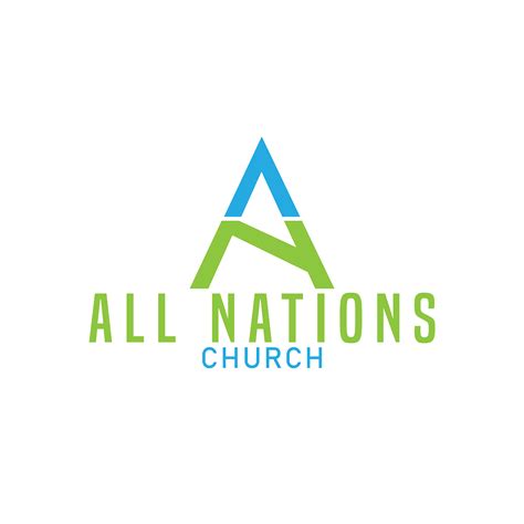 Modern Bold Religious Logo Design For All Nations Church By