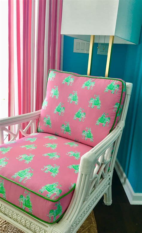 Shop their brightly colored collection of dresses, tops, cover ups and handbags to create an outfit that is perfect for the beach or poolside. Lilly Pulitzer furniture | Furniture, Home decor, Decor