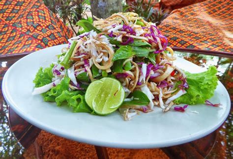 Banana Flower Salad At One Of My Favourite Lunch Spots In Siem Reap