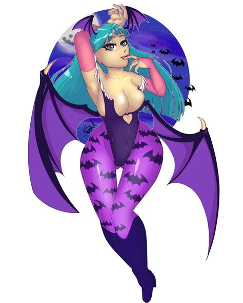Rule 34 Bat Wings Big Breasts Clothed Darkstalkers Female Female Only