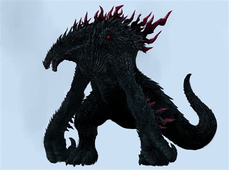 Orgas Concept Art From Godzilla 2000 Godzilla