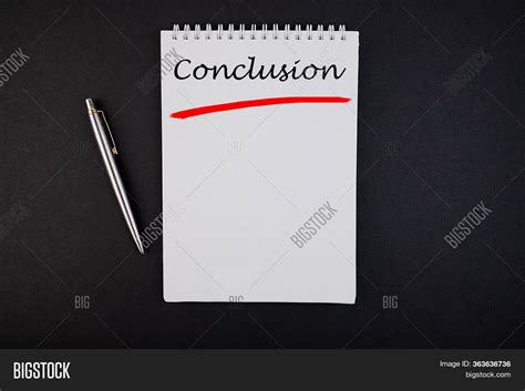 Text Word Conclusion Image And Photo Free Trial Bigstock