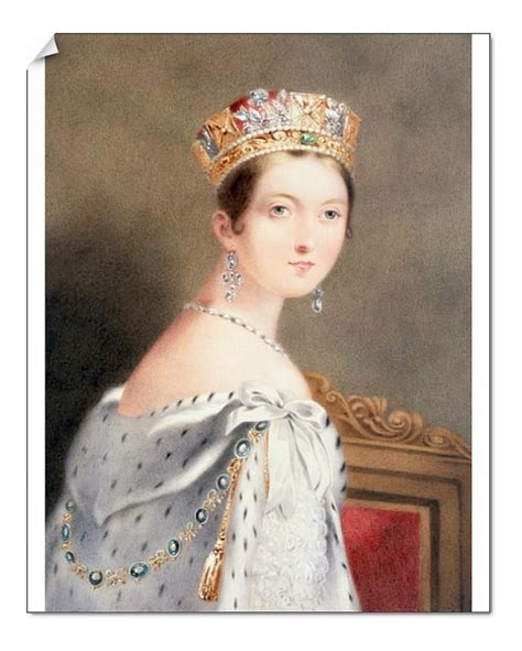 Prints Of Coronation Portrait Of Queen Victoria 1838 Etching Queen