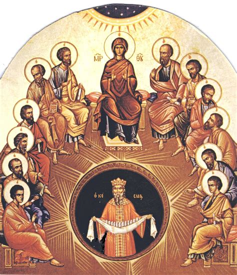 Dom Donalds Blog Pentecost Depicted By Icon