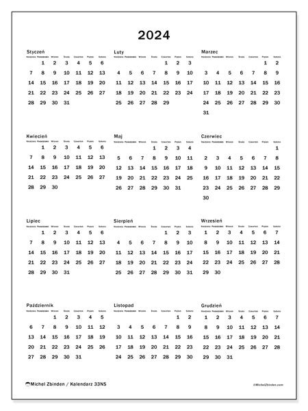 Kalendarz Maj 2024 33 Michel Zbinden Pl